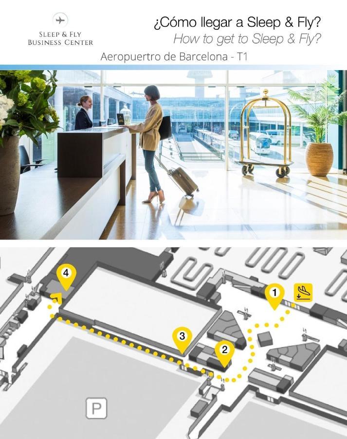Sleep&Fly Hotell El Prat de Llobregat Eksteriør bilde